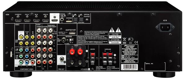 Sintoamplificatore Pioneer VSX-521 Pannello posteriore