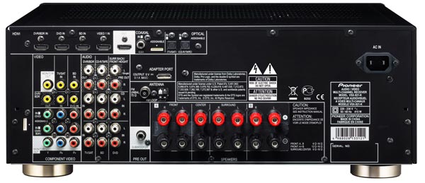 Sintoamplificatore Pioneer VSX-821 Pannello posteriore