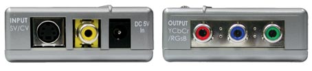Cypress CP-VSRGB Convertitore da Composito o S-Video a RGsB o Component Fronte Retro