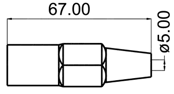 Dimensioni connettore XLR Alpha 40-66