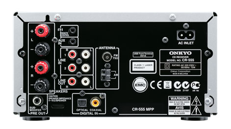 Caleido CS-555 Pannello posteriore