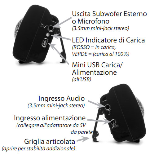 Connessioni sul lato foxL V2