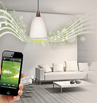 Esempio di installazione Lampadina LED AwoX Striim LIGHT in soggiorno
