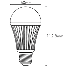 Lamp Size Alpha LB130 / 10