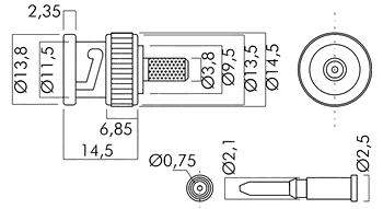 Dimensions BNC alpha 80-112