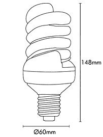 Dimensioni Lampada Alpha LAF123PW