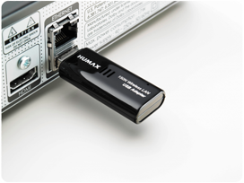 Esempio di collegamento HUMAX USB W-lan stick