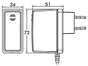 Dimensiones alfa KD2000