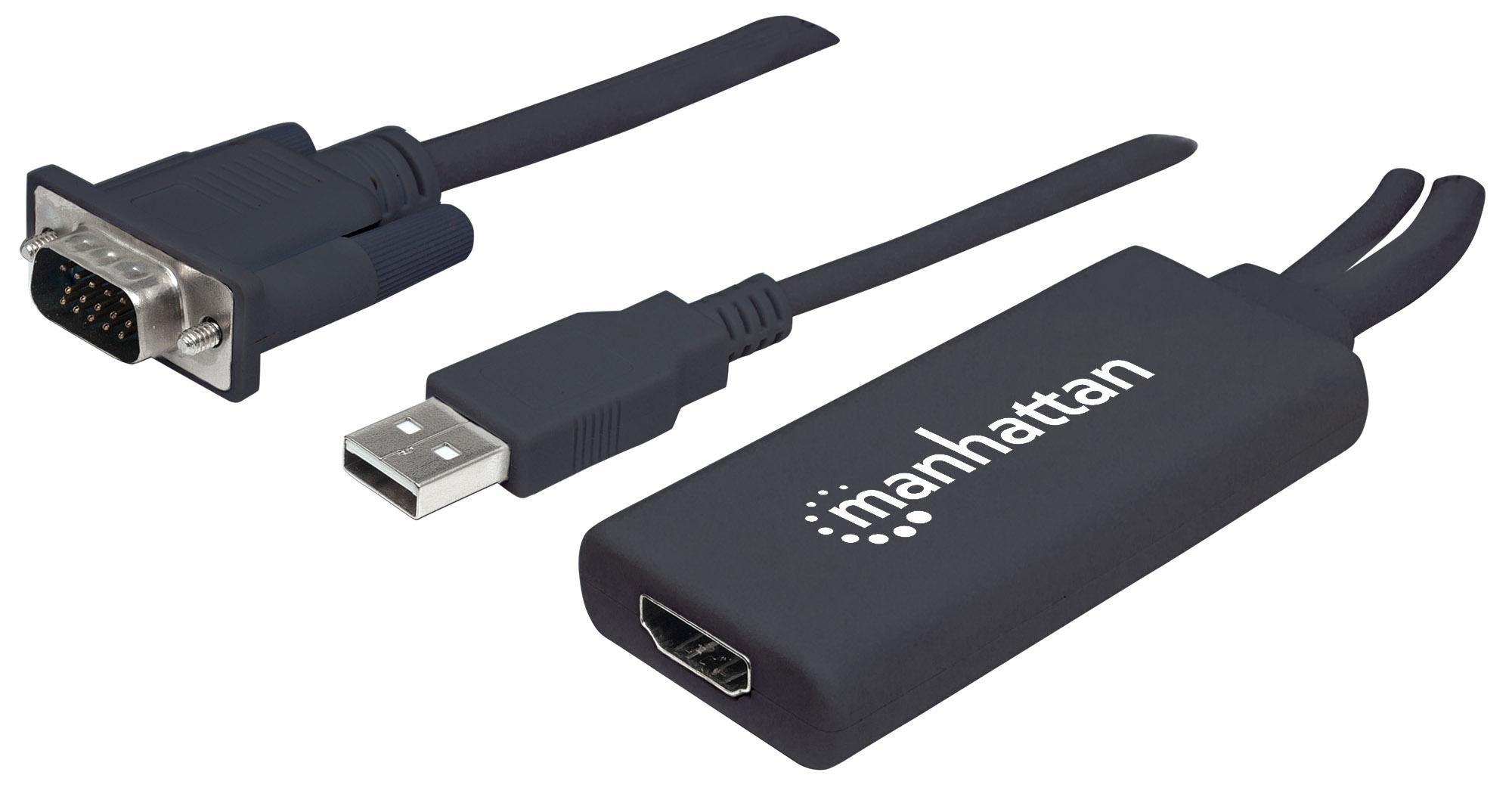 Immagine XXL Manhattan IDATA HDMI-VGA3M